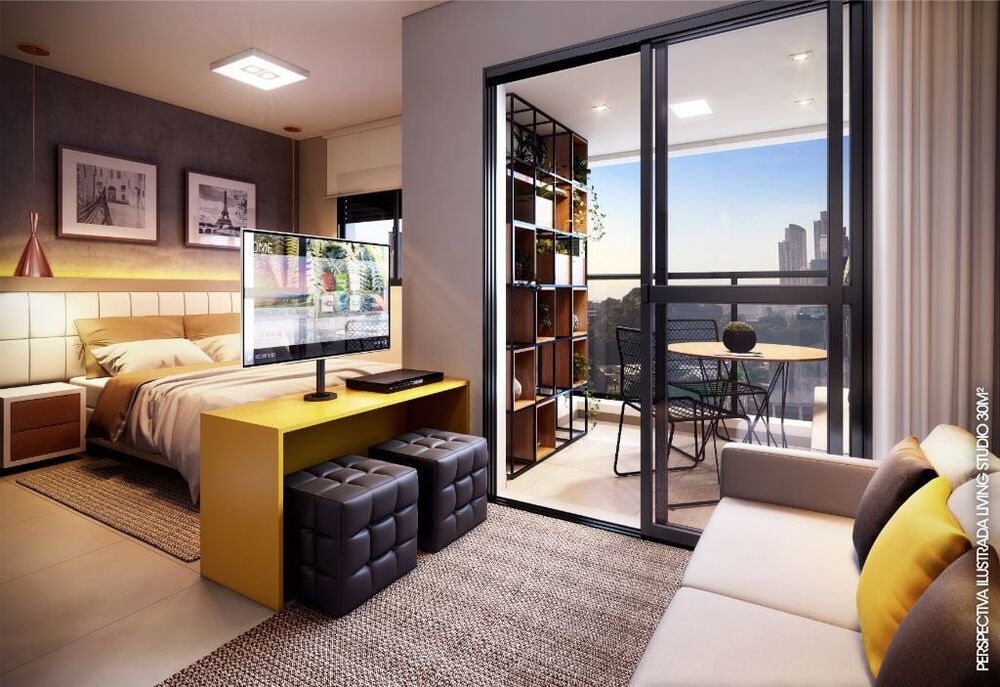Apartamento à venda com 1 quarto, 36m² - Foto 2