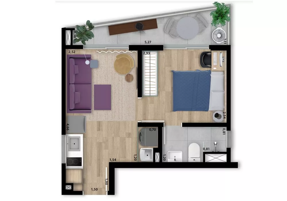 Apartamento, 1 quarto, 40 m² - Foto 27