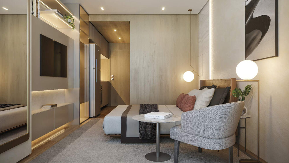 Apartamento, 1 quarto, 26 m² - Foto 3