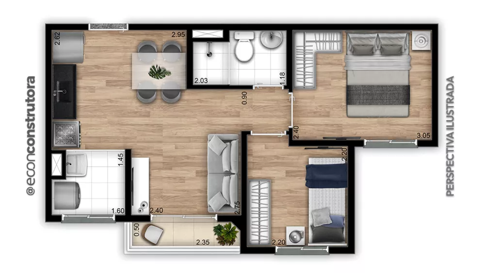 Apartamento à venda com 2 quartos, 32m² - Foto 10