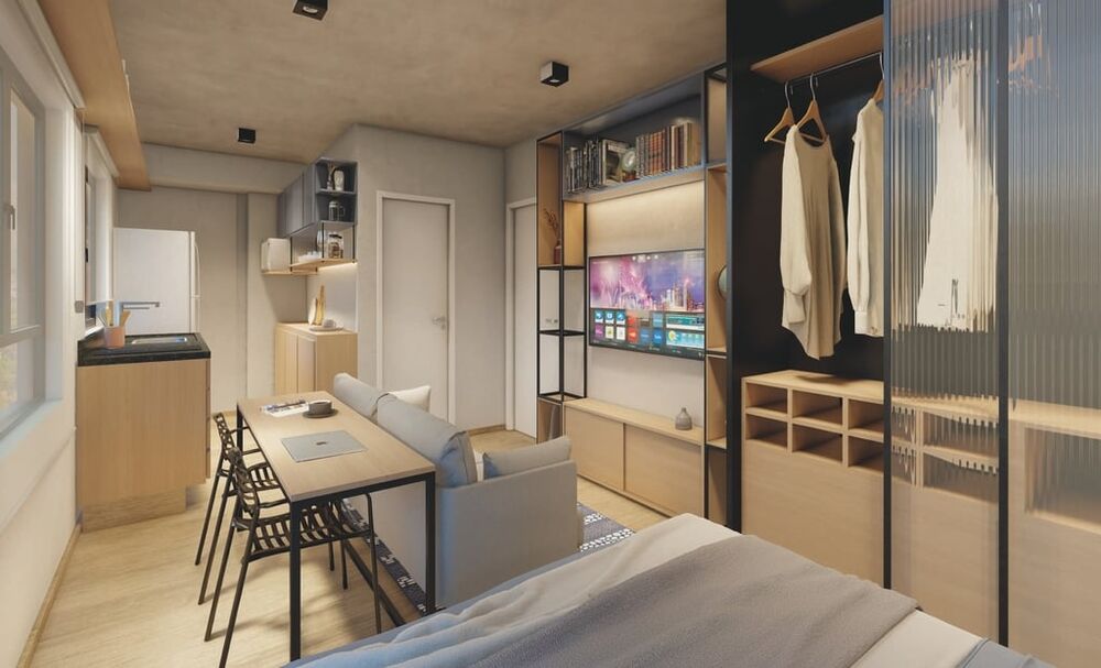 Apartamento, 1 quarto, 24 m² - Foto 2