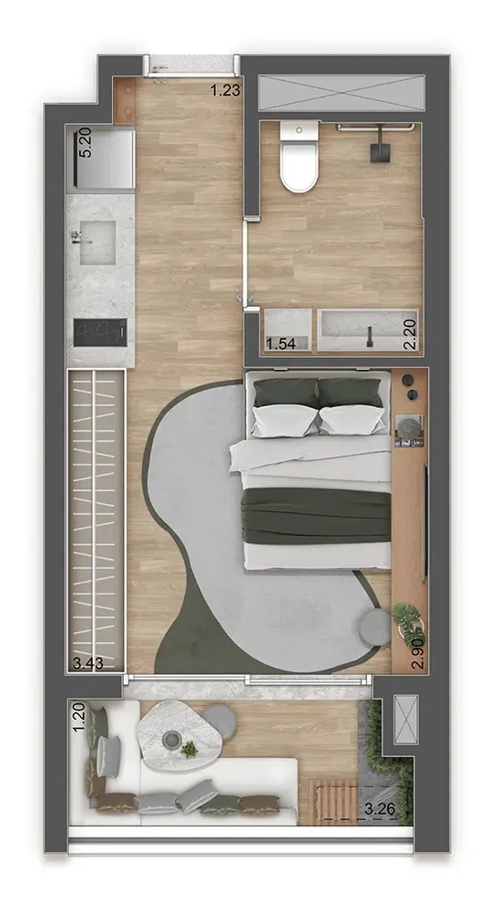 Apartamento, 2 quartos, 65 m² - Foto 3