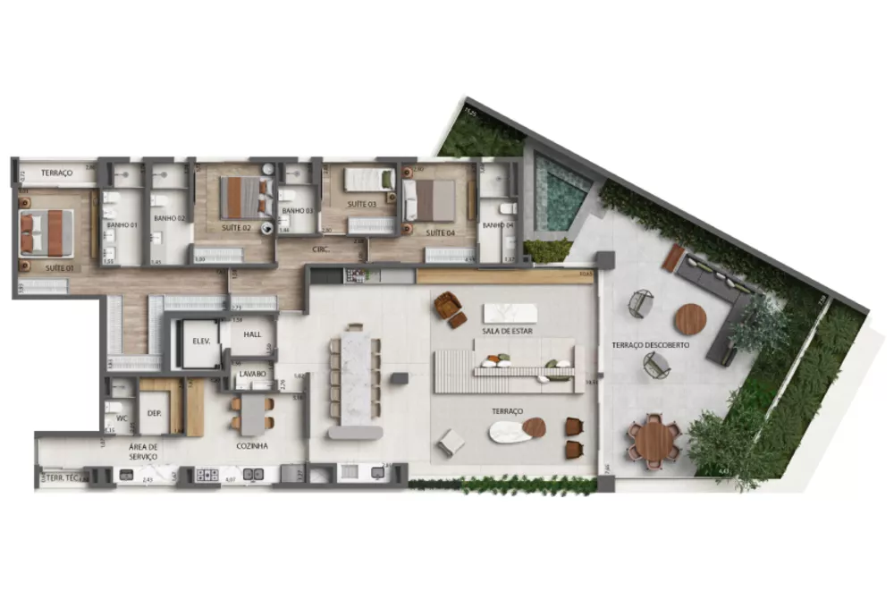 Apartamento, 3 quartos, 173 m² - Foto 8