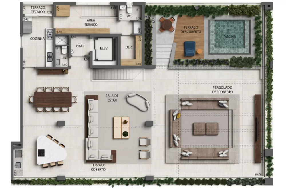 Apartamento, 3 quartos, 173 m² - Foto 3