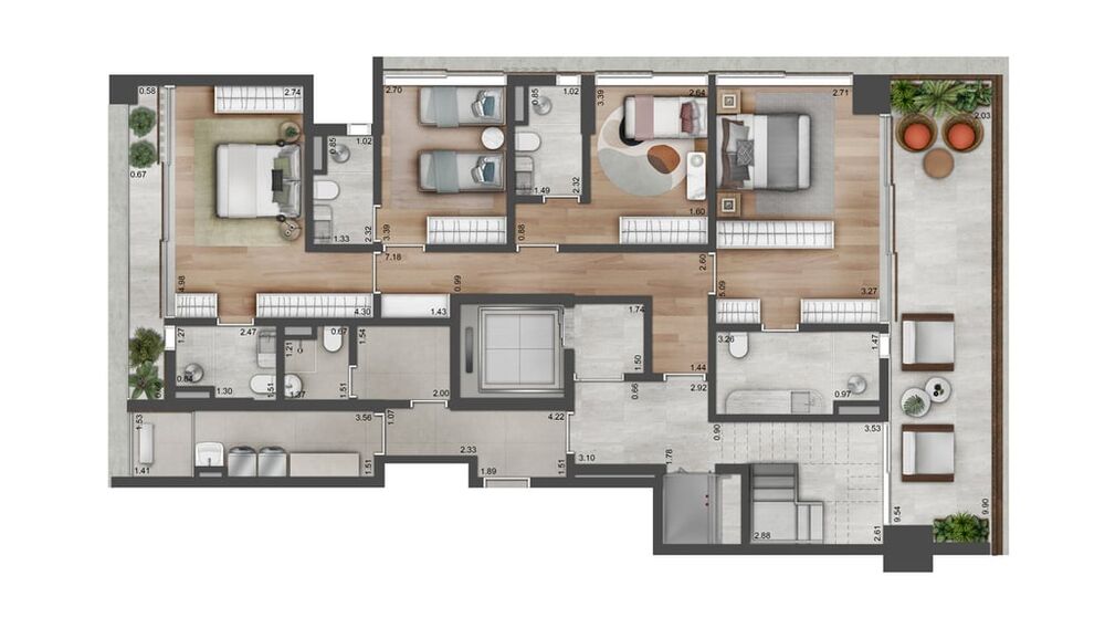 Apartamento, 3 quartos, 173 m² - Foto 6