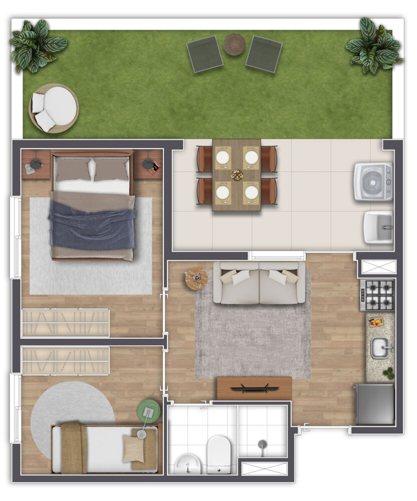 Apartamento, 2 quartos, 48 m² - Foto 20