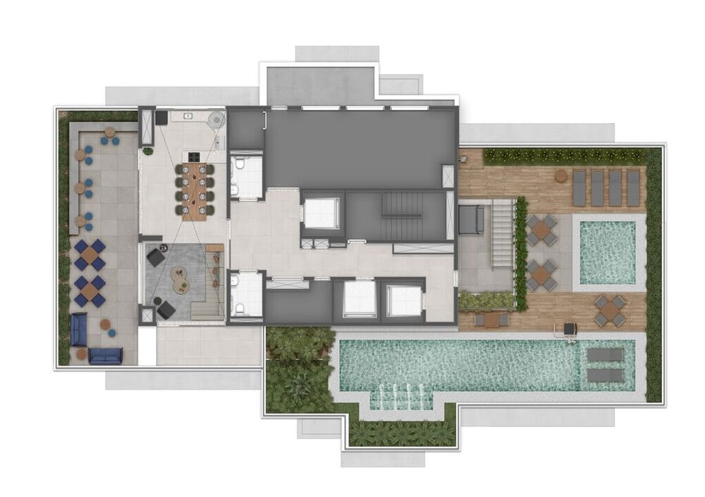 Apartamento à venda com 3 quartos, 122m² - Foto 2