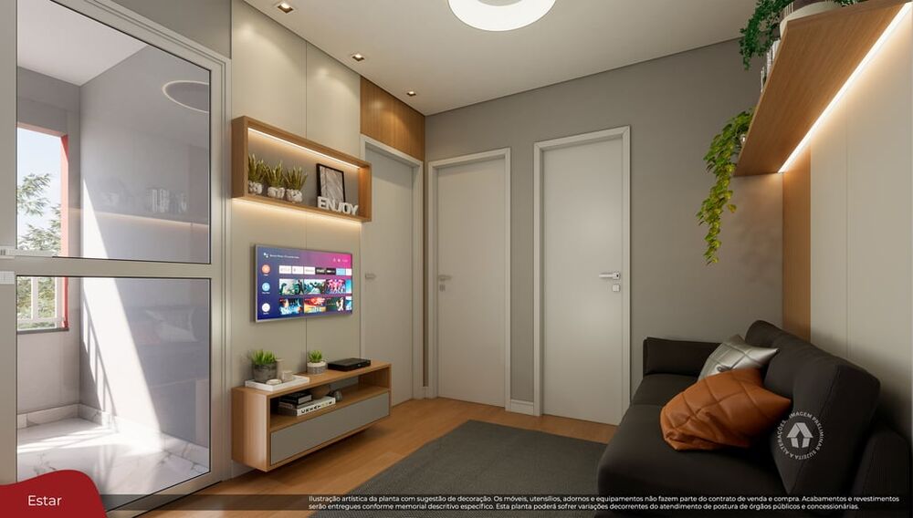 Apartamento à venda com 2 quartos, 35m² - Foto 1