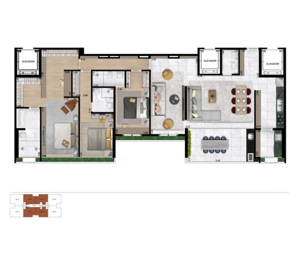 Apartamento, 3 quartos, 219 m² - Foto 24