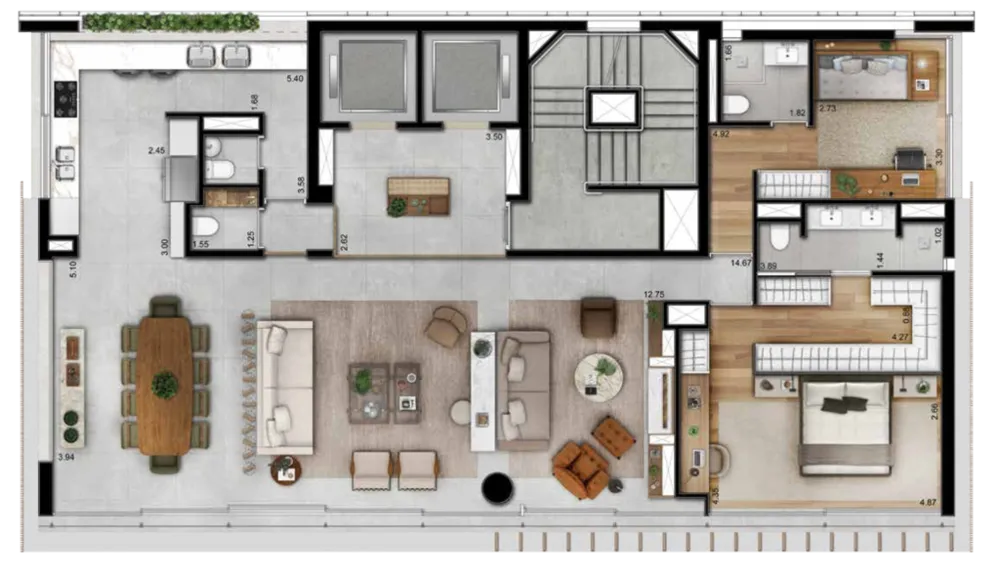 Apartamento, 3 quartos, 183 m² - Foto 4