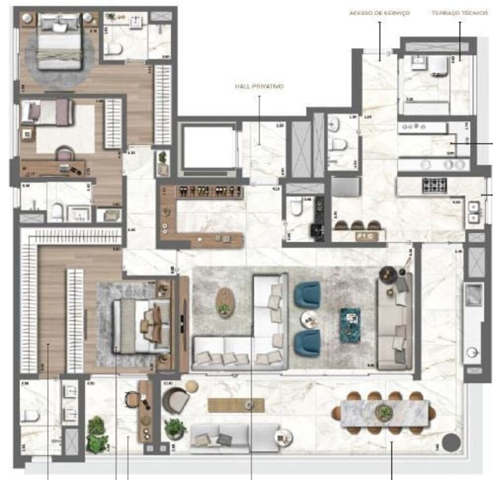 Apartamento, 4 quartos, 213 m² - Foto 14
