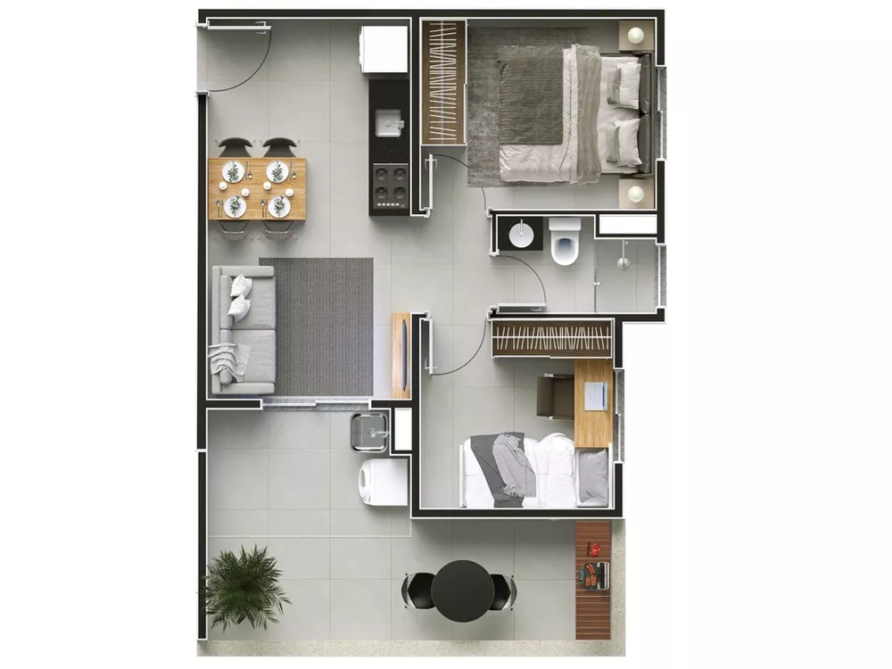 Apartamento, 1 quarto, 27 m² - Foto 10
