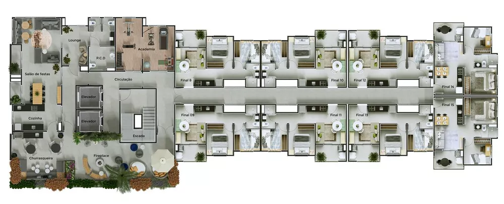 Apartamento, 1 quarto, 27 m² - Foto 1