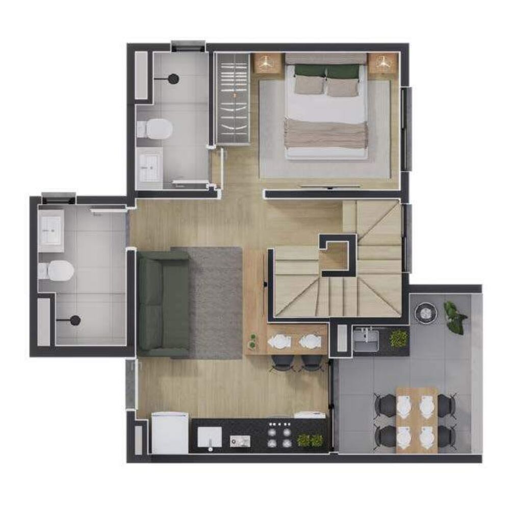 Cobertura à venda com 2 quartos, 81m² - Foto 4