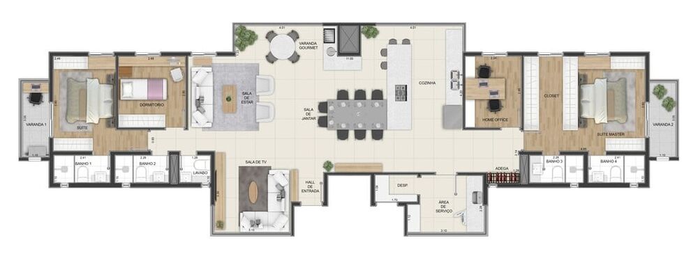 Apartamento, 3 quartos, 90 m² - Foto 3