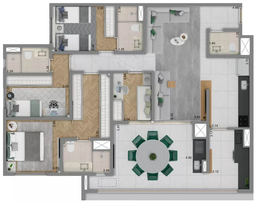 Apartamento, 2 quartos, 71 m² - Foto 19