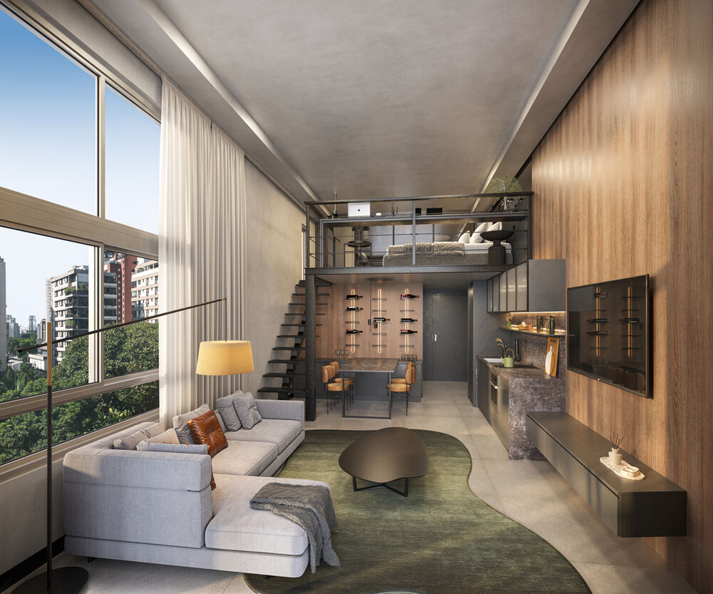 Apartamento, 1 quarto, 52 m² - Foto 3