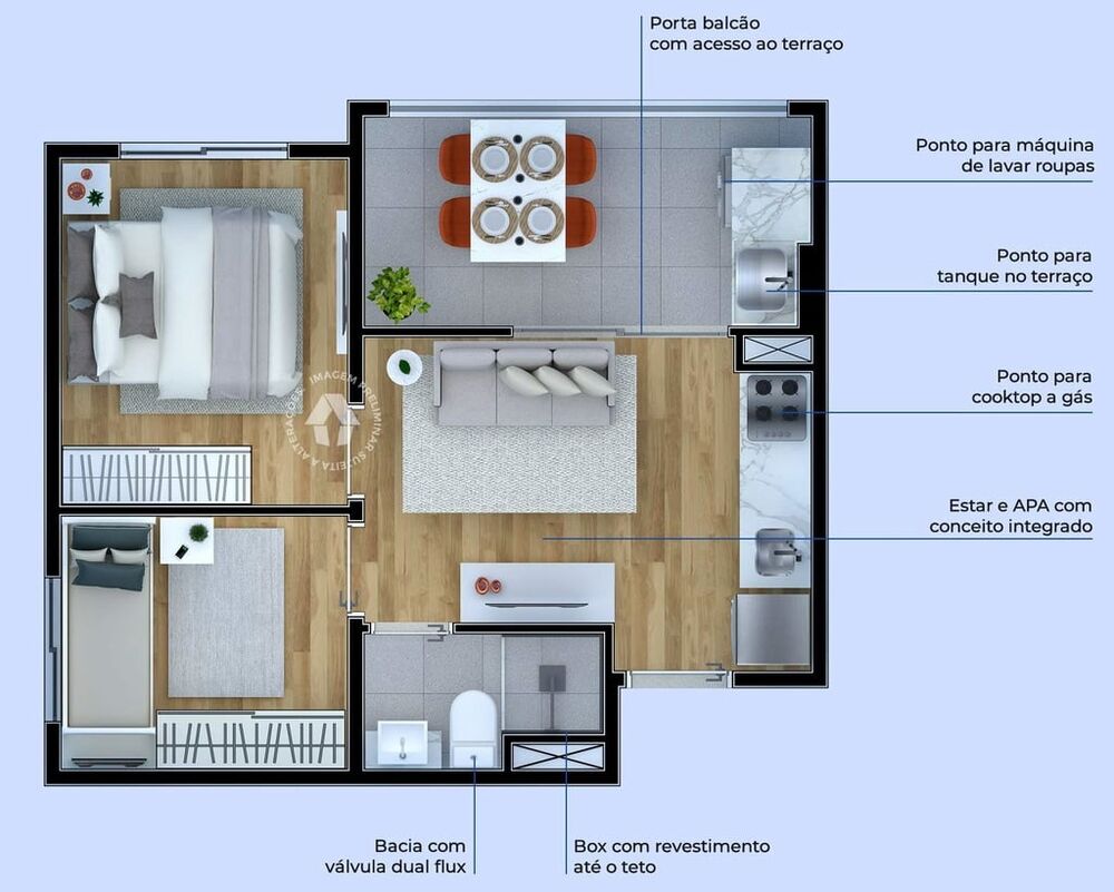 Apartamento, 1 quarto, 29 m² - Foto 4