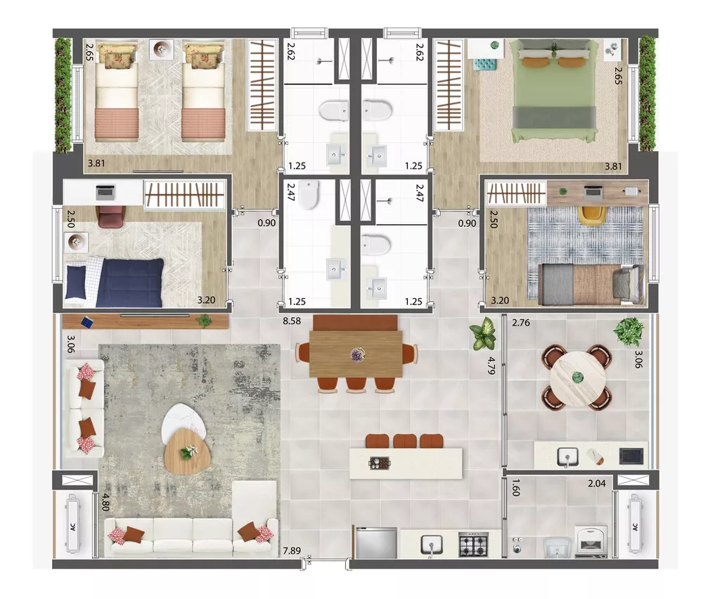 Apartamento, 2 quartos, 115 m² - Foto 30