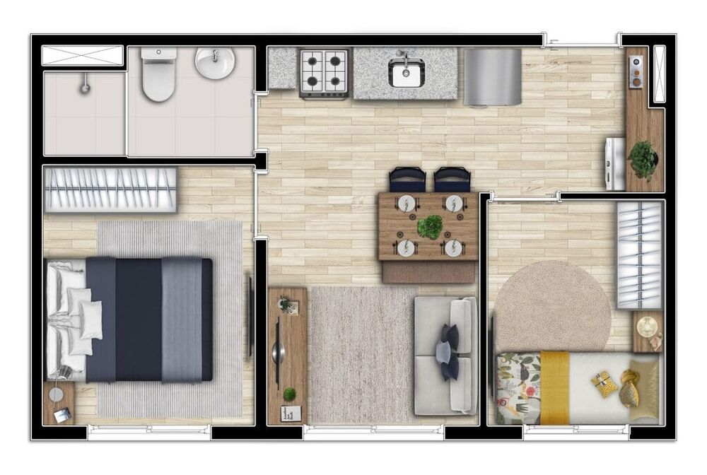 Apartamento, 1 quarto, 26 m² - Foto 4