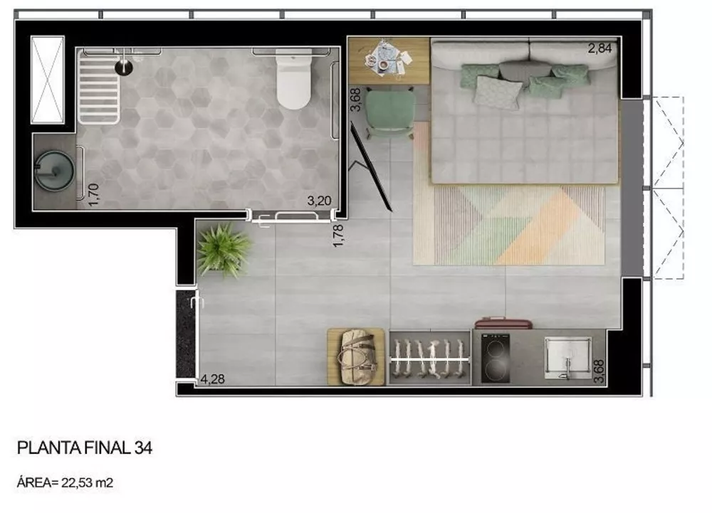 Apartamento, 3 quartos, 70 m² - Foto 18