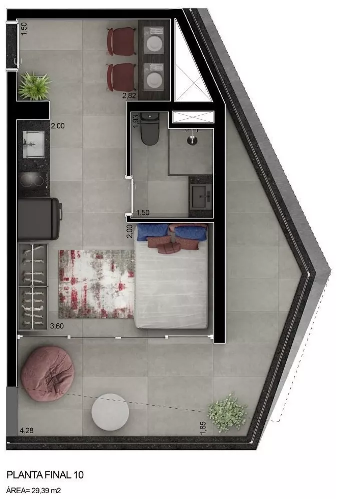 Apartamento, 3 quartos, 70 m² - Foto 2