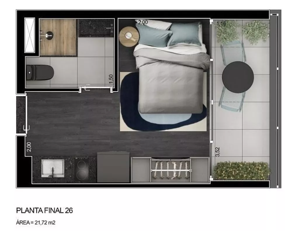 Apartamento, 3 quartos, 70 m² - Foto 3