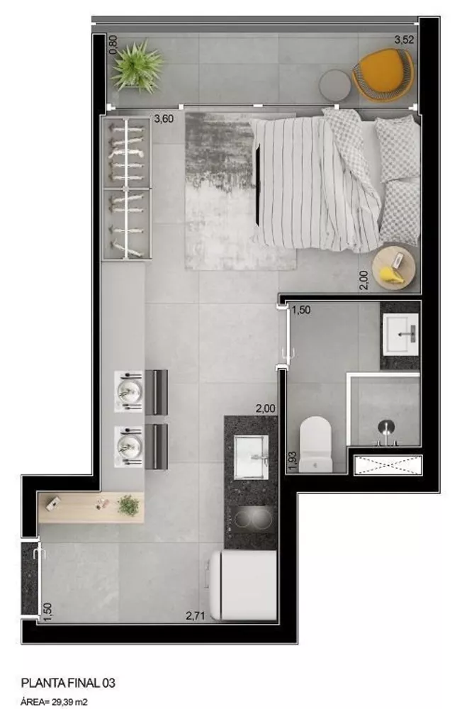 Apartamento, 3 quartos, 70 m² - Foto 15