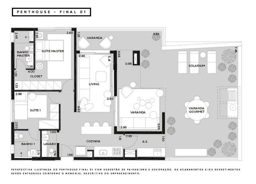 Apartamento, 2 quartos, 136 m² - Foto 1