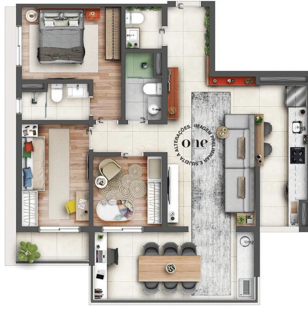 Apartamento, 1 quarto, 25 m² - Foto 1