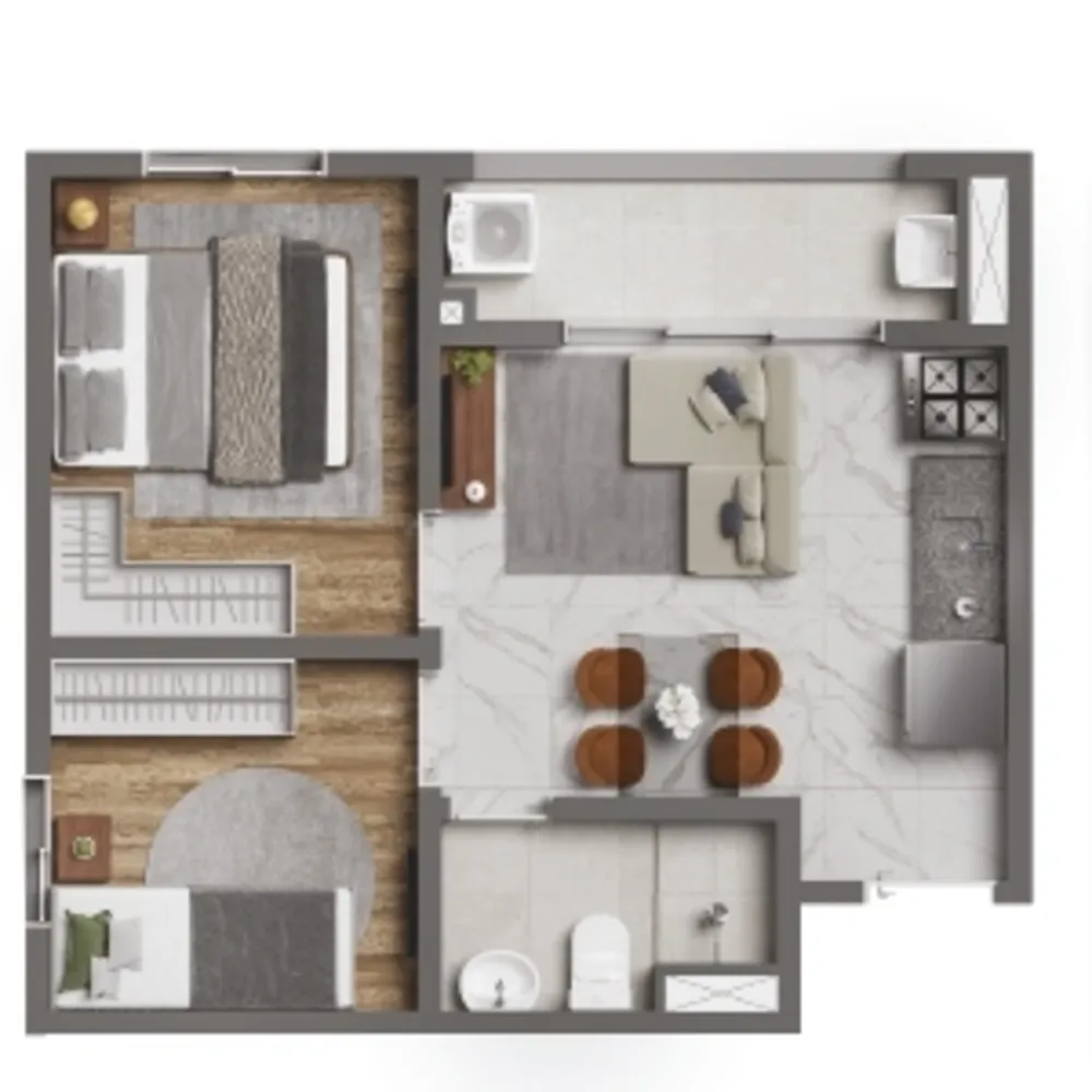 Apartamento, 1 quarto, 24 m² - Foto 4