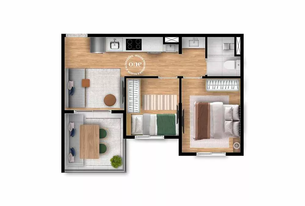 Apartamento, 2 quartos, 37 m² - Foto 4