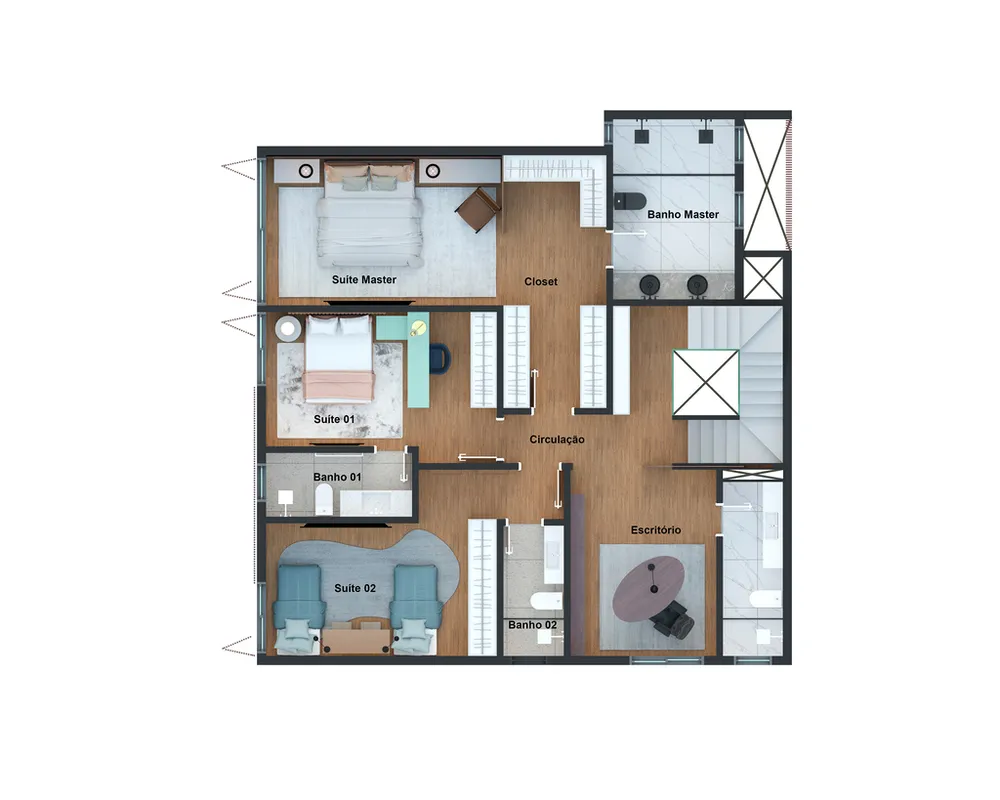 Casa de Condomínio, 3 quartos - Foto 4