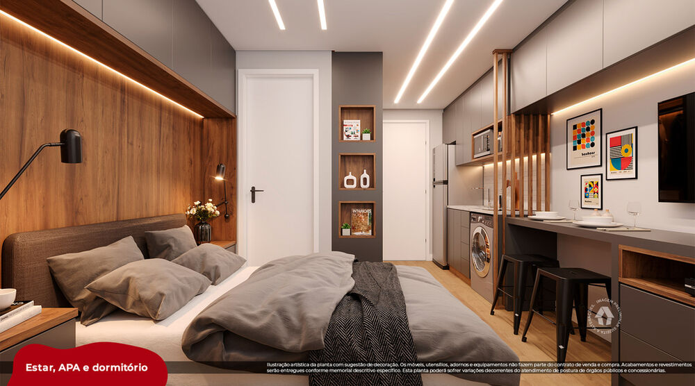 Apartamento à venda com 1 quarto, 17m² - Foto 1