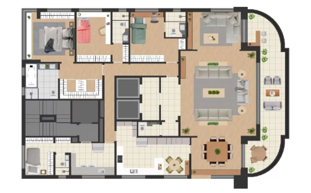 Apartamento, 3 quartos, 278 m² - Foto 5