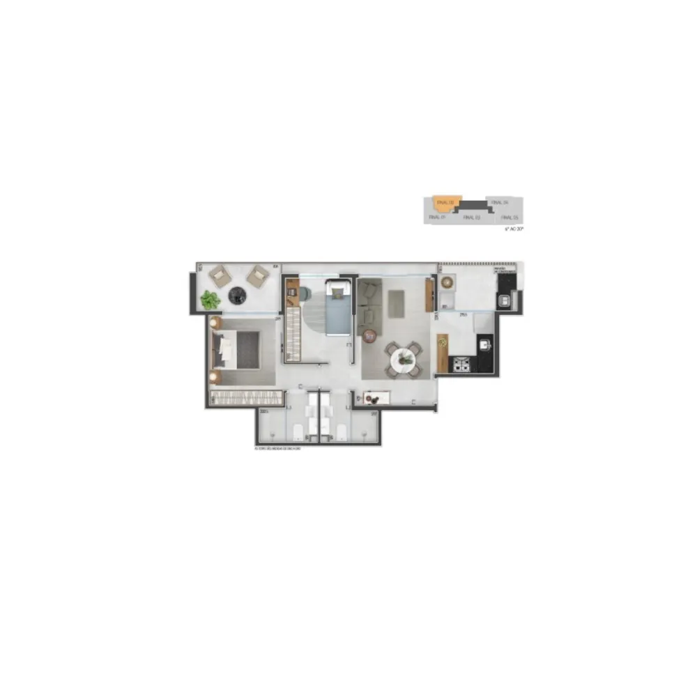 Apartamento, 3 quartos, 93 m² - Foto 4