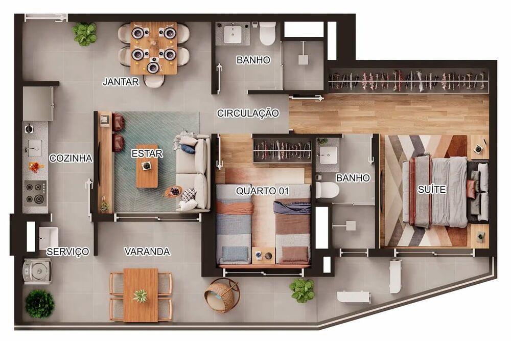 Apartamento, 2 quartos, 72 m² - Foto 19