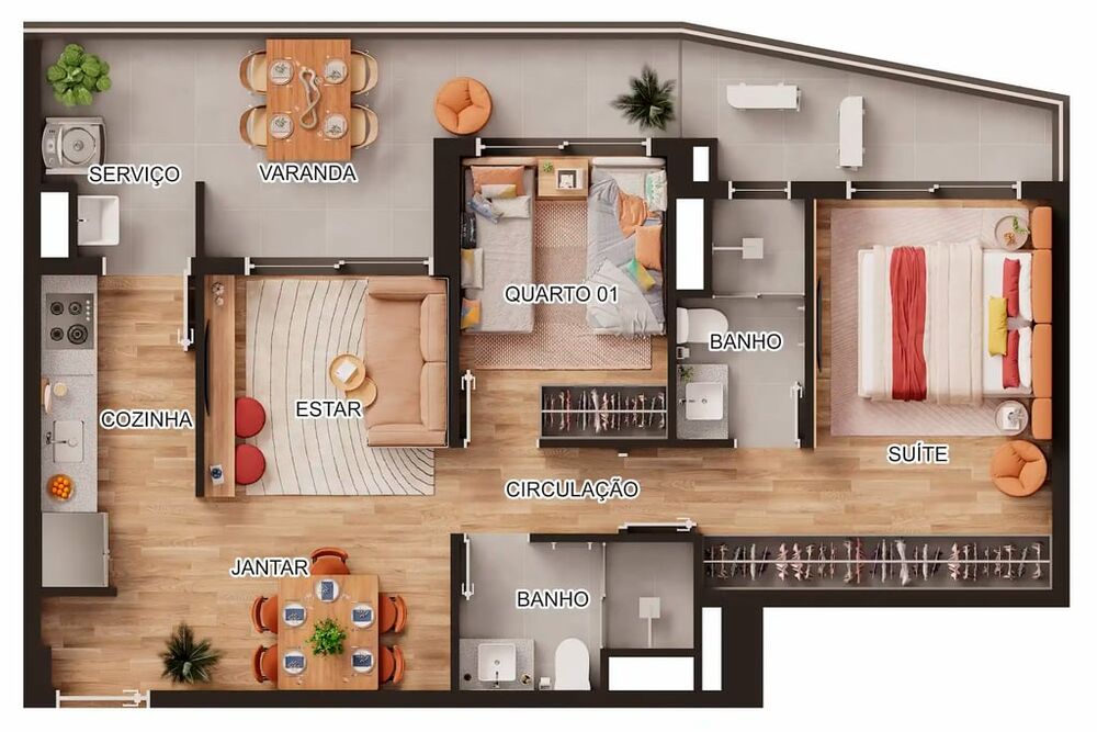 Apartamento, 2 quartos, 72 m² - Foto 15