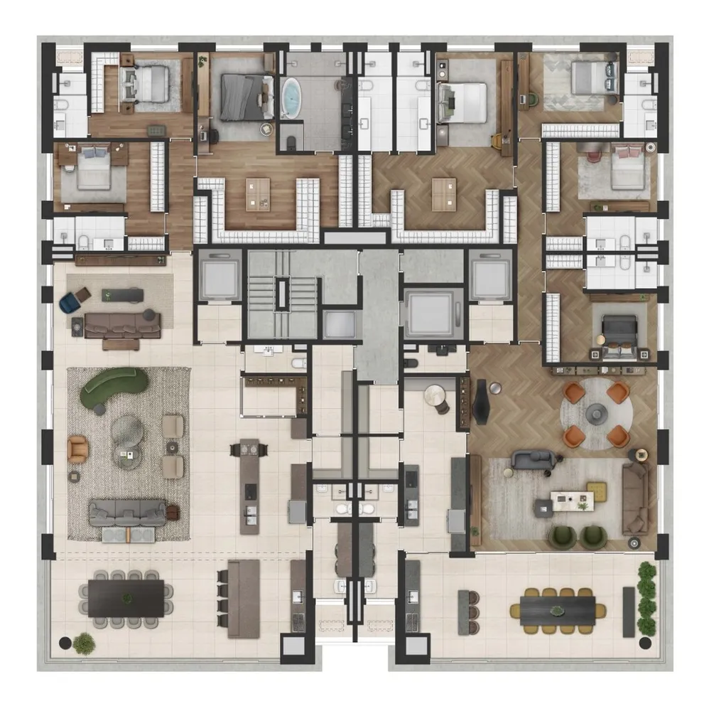 Apartamento, 4 quartos, 306 m² - Foto 3