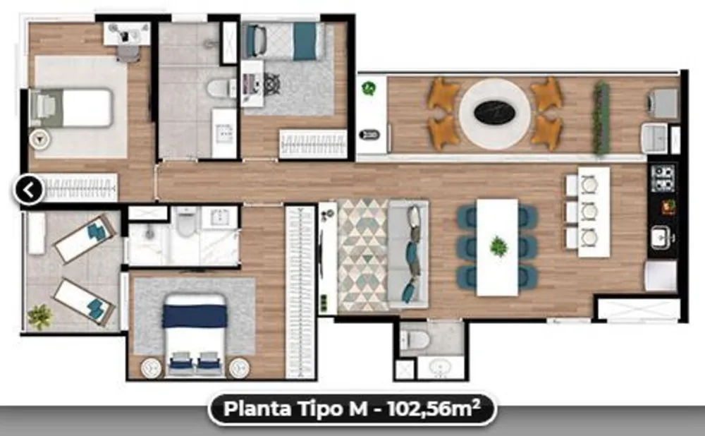 Apartamento, 1 quarto, 31 m² - Foto 4