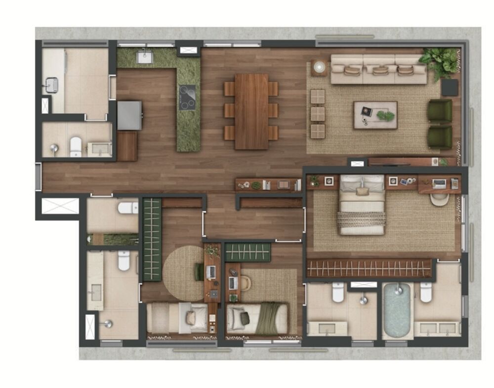 Apartamento, 3 quartos, 222 m² - Foto 7