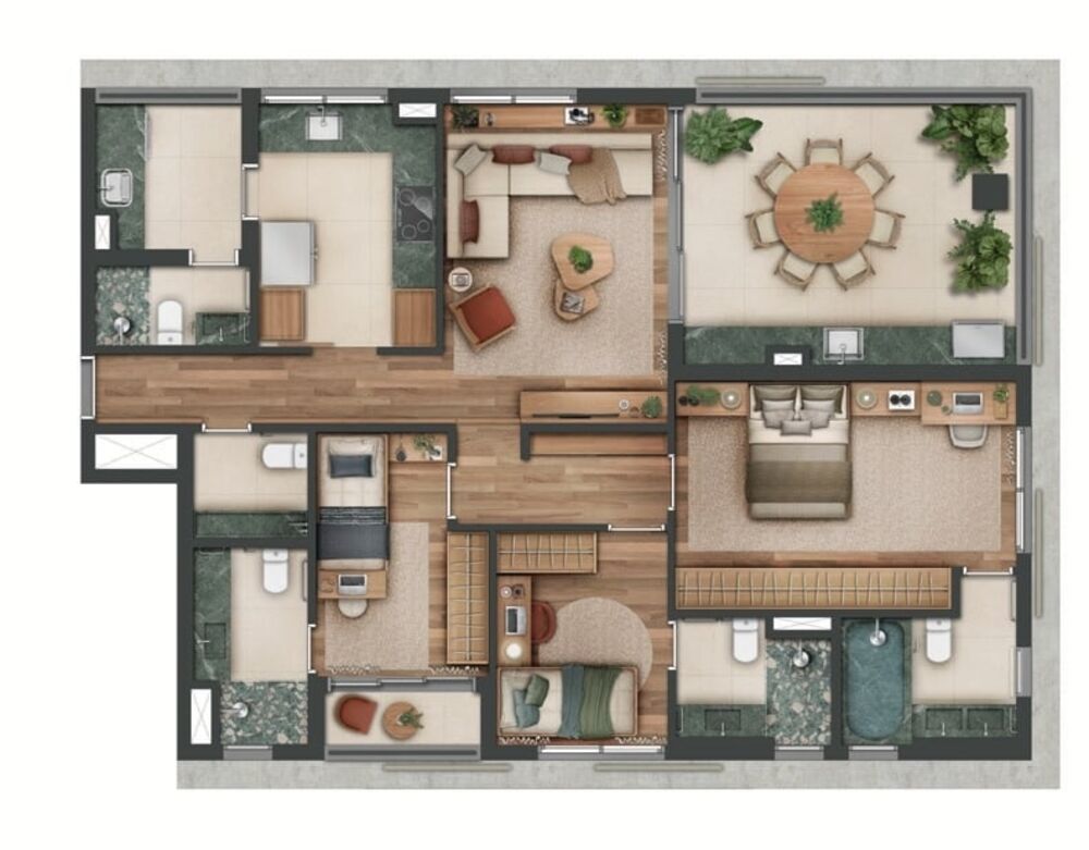 Apartamento, 3 quartos, 222 m² - Foto 6
