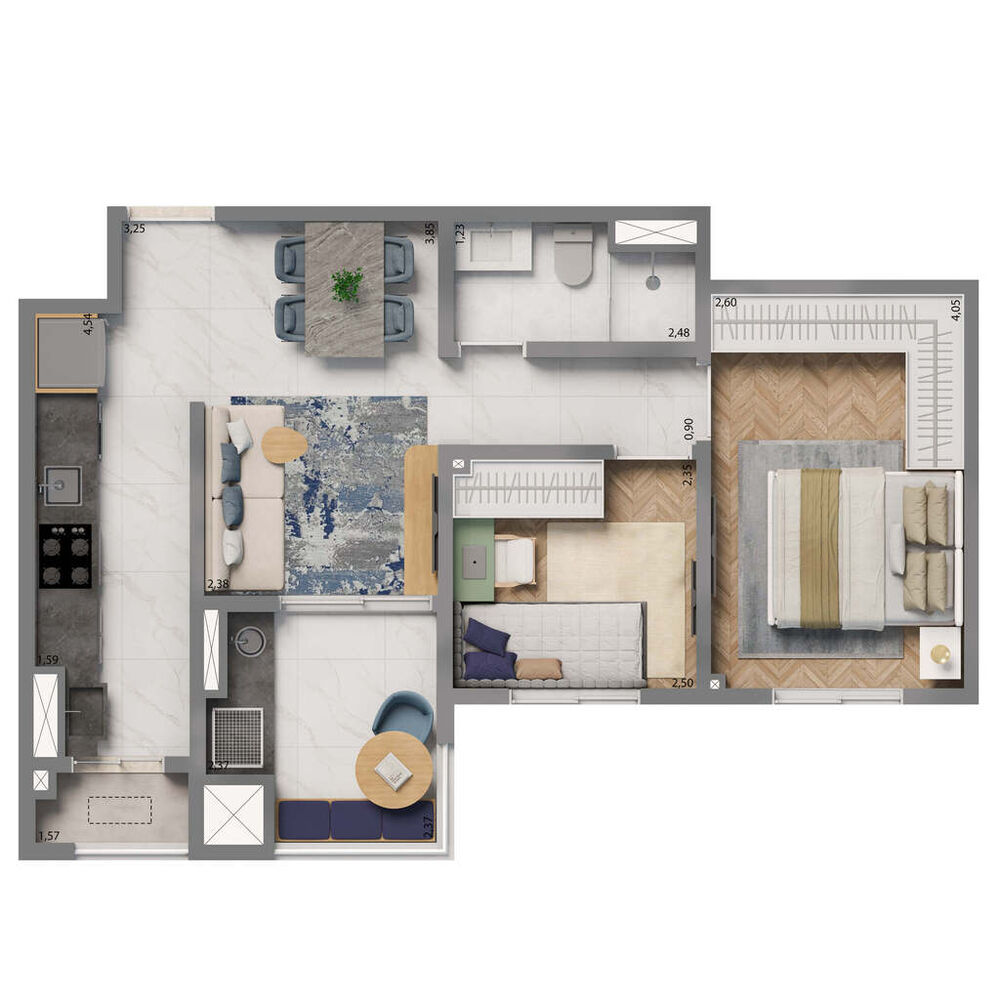 Apartamento, 2 quartos, 92 m² - Foto 4