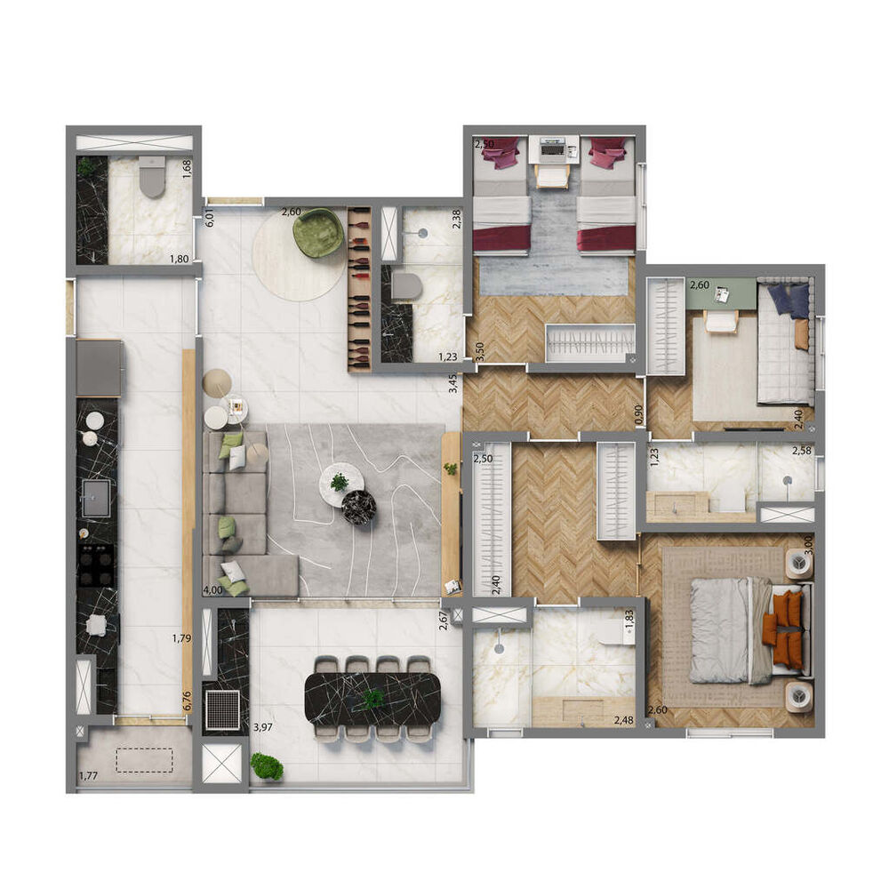 Apartamento, 2 quartos, 92 m² - Foto 8