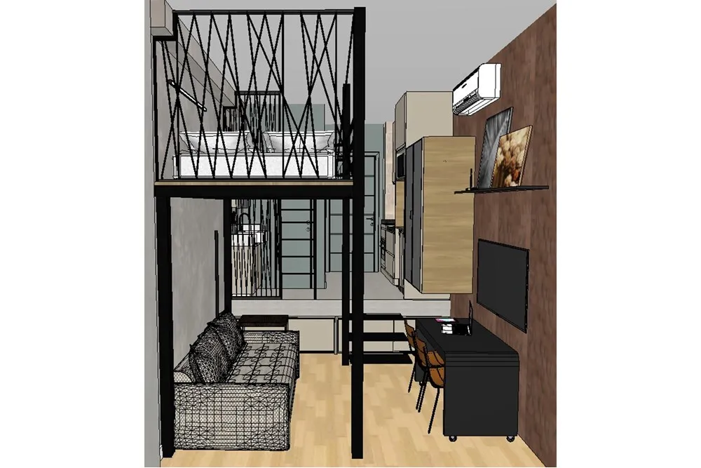 Apartamento, 1 quarto, 21 m² - Foto 3