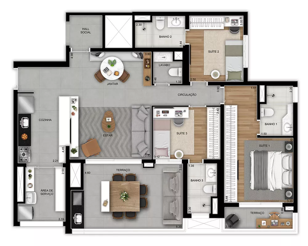 Apartamento, 3 quartos, 81 m² - Foto 30
