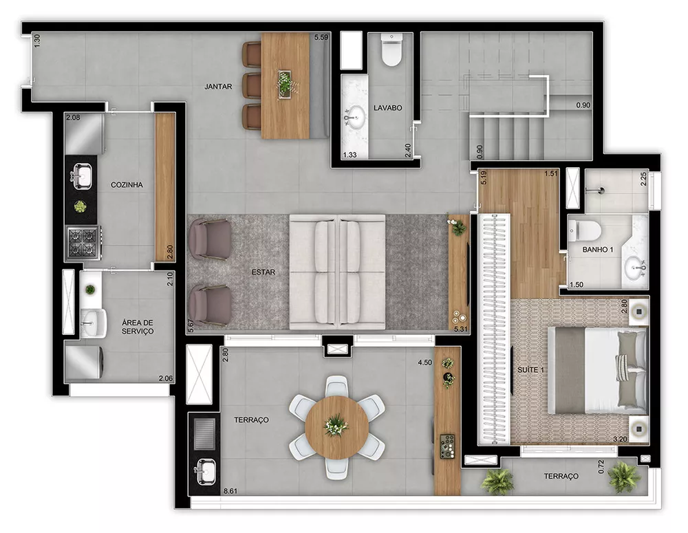 Apartamento, 3 quartos, 81 m² - Foto 32
