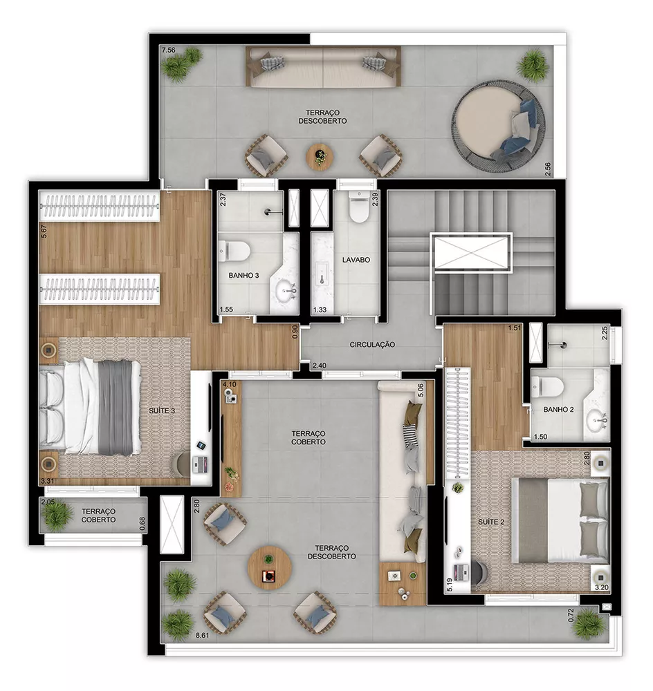 Apartamento, 3 quartos, 81 m² - Foto 33