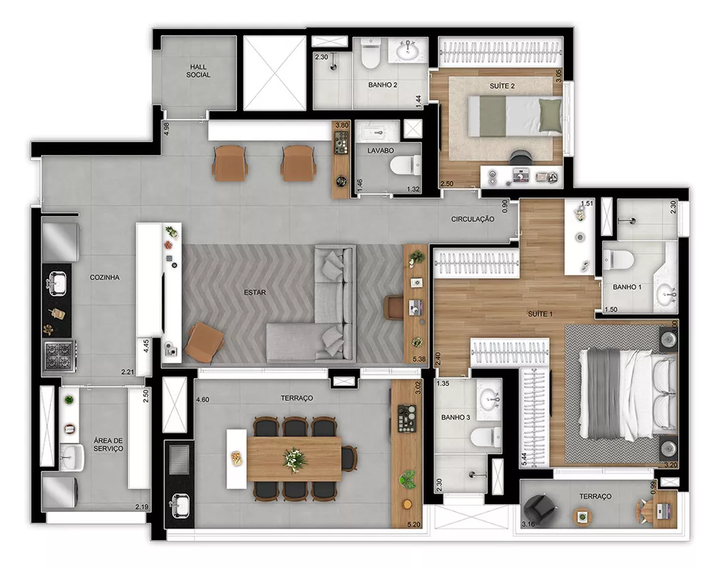 Apartamento, 3 quartos, 81 m² - Foto 31