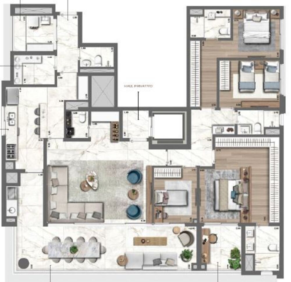 Apartamento, 4 quartos, 212 m² - Foto 11